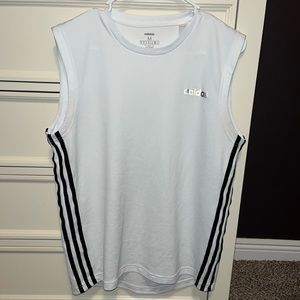 Adidas Men’s White Muscle Tee